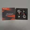 SEALIGHT S7S H9/H8/H11 Fog Lamps, 60000LM Brightest in, 6500K Cool White, 3Mins Easy Installation, 10 Years Lifespan, Plug-N-Play, IP68 Waterproof, 2 Pack