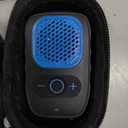 Wearable Bluetooth Speaker, 30H Working Time Clip-On Wireless Jobsite Pro Water-Resistant Portable Speaker  Built-in Mic for Hands-Free Music and Calls, Blue, Non-Magnet