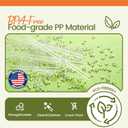 ACSTEP Plastic Straws 500 PCS  10.2 Inch Long, 6 mm Wide Straws Disposable for Iced Coffee & Cola, Durable & Lightweight  Made in USA