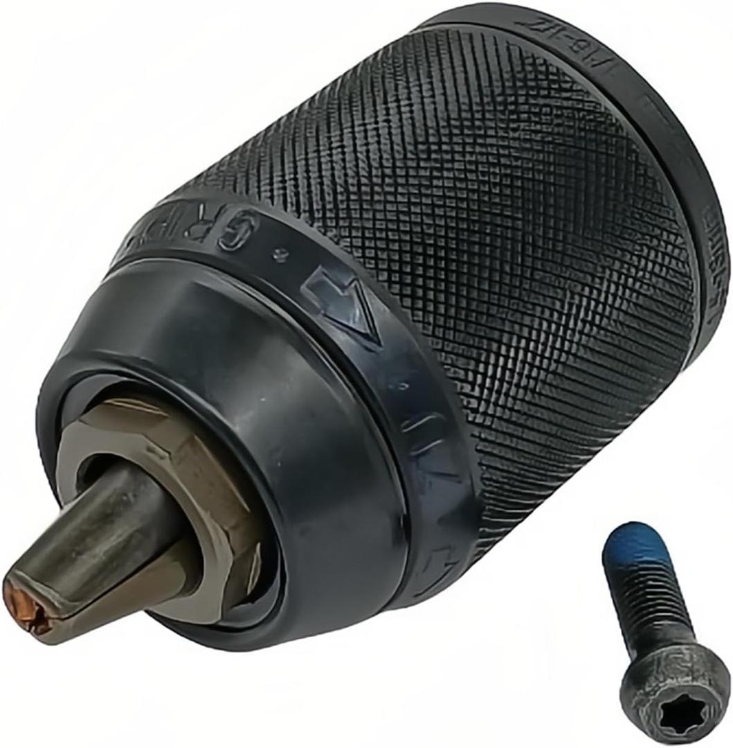 N454251 1/2" Drill Keyless Chuck Replace for DEWALT DCD991 DCD991B DCD991M2 DCD991P2 DCD996 DCD996B DCD996M2 DCD996M2V DCD996P2 DCD997 DCD997P2BT Drill Speed Hammerdr Tool Part with N092854 Screw
