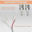 SP20824 Pilot Assembly for Water Heater Parts Compatible with Rheem Ruud and Richmond SP21058 SP21059 SP20800 SP20754,NG/LP Replacement Kit with Thermopile & Sparker