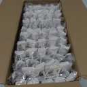 SUT 100 Pack Pre Rolled Silverware Set Disposable, 400 Pcs Silver plastic utensils Include 100 Forks, 100 Knives, 100 Spoons, 100 Napkins, Plastic Cutlery, Wrapped Silverware Set Disposable for Party