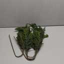 Hananona Artificial Pine Branches,4 Pcs Christmas Faux Cedar Stems, Artificial Faux Cedar Branches, Fake Christmas Greenery Pine Picks for Wreath Craft DIY Home Kitchen Decorations (Green)