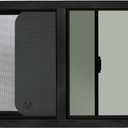 30"W x 20"H RV Window for Trailer Camper,Horizontal Sliding Replacement RV Window for Cargo Trailer with Screen&Trim Ring Fit 15/16" or 1-3/8" Thick Wall,Allow Error 1/16",DOT Approved