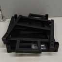 MOFEEZ Firewood Rack Log Holder Indoor with Wood Carrier, Powder-coated Steel Made, Up-loaded to 110lb, 18inch(L) x 13inch(W) x 17inch(H)