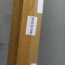 2 Pcs 3 Feet Brown Vinyl Door Bottom Adjustable Weatherstrip Door Bottom with Drip Cap Weatherproof Under Doors Seal for Gaps from 1/4'' to 9/16'' for 1 3/4'' to 2'' Thick Doors