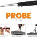 GRAND PITSTOP Tubeless Tire Gun Puncture Repair Kit with Mushroom Plug for Tyre Punctures and Flats on Cars, Motorcycles, ATV, Trucks & Tractors (Gun Puncture kit 15 Plugs, Green)