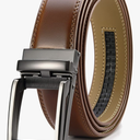 CHAOREN Click Belts for Men - Mens Ratchet Belt 1 3/8" for Dress Pants - Perfect Companion to Men's Oxfords