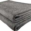EPG Extra Large Wool Blanket with Zippered Bag | Warm, Comfortable, Stylish, Military | XL Queen/King - 72 x 92 in, 80% Wool, 5.35 lbs | Camping, Outdoor, Bedding, Emergency, Survival, Cabin, RV (Light Gray)