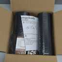 GOSO Small Tall Drum Lamp Shades Black,10  10 10 Inch Spider Replacement Lamp Shades for Table Lamps Wall Lamps,Natural Faux Silk Lampshade Cylinder,Rustic Shade Modern, Required Assembly