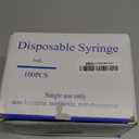 100 Pack 1ml Syringes with Needle - 27G 1/2 inch Disposable 1cc Luer Lock Syringe for Scientific Lab Use, Sterile Individually Wrapped