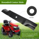 942-04416 Mower Blades Fit for Cub Cad et 54" Deck, 742-04416 High Lift Blades for Cub Cad et M54 LX54 Z-Force Lawn Tractor, Replace for 01005337P 01005337 2005018 02005018, 3 Pack