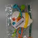 Montessori Baby Sensory Toys for 6-12 Months, Silicone Pull String Teething Toy, Infant Fidget Travel Toys, Airplane Travel Essentials, Newborn Baby Christmas & Birthday Gift for Babies