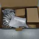 CECEFIN Kitchen Sink Sprayer Hose Attachment for Faucet, Kitchen Faucet Head Replacement w/ 79" Recoil Hose and Holder, Pressurized Water Saving Aerator & Diverter Valve, Faucet Sprayer Attachment Set (F- Grey- ON/OFF Pause Sprayer)