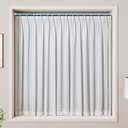 2 Pack Spring Tension Curtain Rods White Ajustable 53-98inchs, 0.86inch Diameter, Extension Spring Tension Rods Suitable for Use in Bathroom Window Screen Curtain Wardrobe (WHITE)
