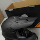 Adult ATV Dirt Bike Helmet with Goggles Gloves & Mask Quick Release Buckle Adjustable Sun Visor Motorcycle Adult Helmet Off-Road Motocross Downhill Moped MX for Unisex-Adult (Matte Black)