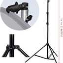 Kate 8ft Collapsible Background Stand Kit for Pop Up Backdrops Tripod Frame with Clamp for Chroma Key Green Screens, Foldable Reflectors Photography Lighting Stand