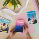 50pcs Vintage Travel Posters Wall Collage Kit Trendy Urban Travel City Aesthetic Wall Decor Retro Popular Cities Poster Postcard for Teens(B)