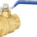 Eastman 1-1/2 Inch IPS Heavy Duty Full Port Ball Valve, Brass Plumbing Fitting, 20053LF