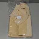 Fit Geno Back Brace Posture Corrector for Men & Women: Shoulder Straightener Adjustable Full Back Support Pain Relief - Scoliosis Hunchback Spine Corrector (Small) (Beige)