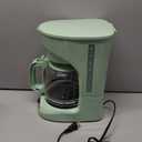 MUELLER HOME 12-Cup Drip Green Coffee Maker, Borosilicate Carafe, Auto-Off, Reusable Filter, Anti-Drip, Keep-Warm Function, Clear Water Level Window, Green Kitchen Accessories & Décor