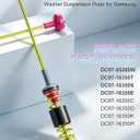 DC97-16350U DC97-16350T Washer Suspension Rods for SAMSUNG WA50R5200AW/US WA50R5400AV/US WA45T3200AW/A4 WA50R5400AW/US WA45H7000AW/A2 and WA45N3050AW/A4 Washing Machine - 4 PCS