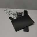 Universal Swivel TV Stand/Base Table Top TV Stand for 13 to 32 inch TVs with 100 Degree Swivel, 4 Level Height Adjustable, Heavy Duty Tempered Glass Base, Holds up to 77lbs, HT07B001