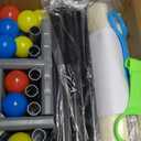 Baby Playpen with Mat, 50x50 Inch Playpen with Mat Waterproof for Babies and Toddlers Play Pen Playards Safety Gate Fence Active Center Indoor (Dark Grey + Mat)