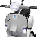 Best Ride On Cars Vespa Scooter, White, Large