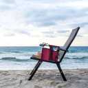 Xxerciz Camp Chair Cup Holder Phone Holder, Universal Water Bottle Holder for Patio Recliner Chair, Beach Chair, Folding Camping Chair and Office Chair, Red