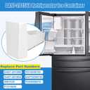 Upgraded DA97-20156B Refrigerator Ice Bucket Compatible with Samsung Refrigerator Ice Container Assembly RF28R7351SG, RF28R7201SG, RF27T5241SG, etc, Ice Maker Ice Bin