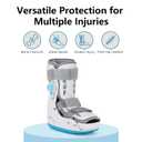 Walker Fracture Boot Air Cam Walker Boot Inflatable Walking Boot for Achilles Tendon Surgery, Acute Ankle Sprains, Broken Toe Foot, Post Op Care (M) (White)