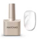 MAYCHAO Clear Builder Gel for Nails, 15ml Nail Strengthener in a Bottle, Nail Extension Hard Gel, Soak Off Long Lasting UV Light Cure (02)