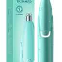 ZORAMI Rechargeable Ear and Nose Hair Trimmer - 2026 Professional Painless Eyebrow & Facial Hair Trimmer for Men Women, Powerful Motor and Dual-Edge Blades for Smoother Cutting Mint Green
