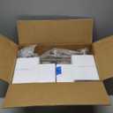 Ascher Bathroom Light Fixtures, 3-Light Vanity Light Over Mirror, Brushed Nickel Wall Sconces with Milky White Frosted Glass Shades, Wall Lamp for Living Room Bedroom, E26 Base(Bulbs Not Included)