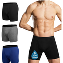 Reusable Incontinence Underwear for Men, Washable Boxer Briefs Protection, Leak Proof Adult Male Diapers for Urinary Absorbency (Mix 3pcs, XX-Large)