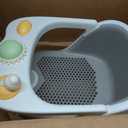 Baby Bath Seat for 8-18 Months, Non-Slip Toddler Bath Chair with Suction Cups & Temperature Display, Ergonomic Infant Bath Seat with Toy Tray, BPA-Free Baby Bath Tub Seat for Sitting Up