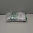 Shappy 48 Pcs Christmas Drawstring Bags Xmas Buffalo Plaid Burlap Candy Bags Linen Treat Sack Holiday Party Favor Christmas Sack Sachet with Cards and Rope(7 x 5 Inch,Black, Red, White, Green)