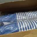 SIUQ 90 Pack 12 oz Disposable Coffee Cups with Lids and Straws, Insulated Ripple Wall To Go Paper Coffee Cups for Coffee, Hot Chocolate and Hot Tea Drinks - Navy (EXP 10/08/26)