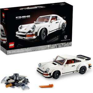 LEGO Icons Porsche 911 10295 Building Set, Collectible Turbo Targa, 2in1 Porsche Race Car Model Kit for Adults and Teens to Build, Gift Idea, Medium