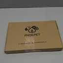 PHOEPET Reflective Dog Harness Large Breed Adjustable No Pull Vest with with Handle 2 Metal Rings 3 Buckles [Easy to Put on & Take Off](L, Black)