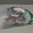 Pink and Champagne Gold Velvet Wired Ribbon 2.5" X 10 Yards Pink Velvet with Champagne Gold Glitter Border Stripe Christmas Ribbon for Tree, Wreath Supplies, Garlands Making