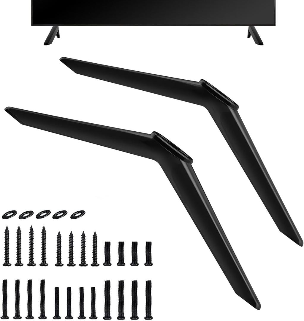 TV Legs for Amazon Fire TV Legs Replacement, Only for HD32N201 HD40N201 4K43N402 4K50N402 4K50N400A 4K55N400A 4K43M600A, TV Feet for Fire TV Legs Replacement with Screws Set & Instructions