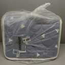 LILYVIBEBEARHAPPY 38x24 Mini Crib Mattress, Thickened Soft Breathable Foam, Quiet and Odorless Hypoallergenic Portable Travel Crib Mattress, Fits Mini and Portable Cribs,Blue