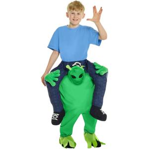 Morph Alien Piggyback Kids Costume, Alien Outfit Boy, Halloween Costume for Kids