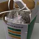 Heated Blanket Electric Throw 50x60 Inch - Thick Striped Flannel Electric Blanket,10 Heating Levels, 1-12 Hours Auto Off, Fast Heating Heating Blanket with Overheat Protection. (Graphite Gray)