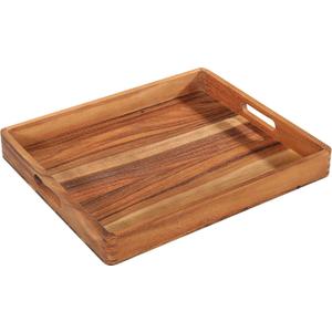 Acacia Wood Rectangle Serving Tray 20.5" x 17" x 2.4"