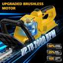 Electric Hedge Trimmer Cordless Compatible with DEWALT 20V MAX Battery, 20-Inch Cordless Hedge Trimmer, Brushless Bush Trimmer, 2/3'' Cutting Capacity, Lightweight & Rotatable Handle(No Battery)