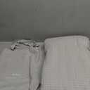 Bedsure Cotton Duvet Cover King - 100% Cotton Waffle Weave Grey Duvet Cover King Size, Gentle Soft and Breathable Bedding Set for All Season, 3 Pieces, 104"x90"