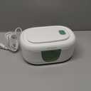 Momcozy Baby Wipe Warmer, Innovative Spring Design, Large Capacity Wipes Dispenser, Fast and Even Heating, 4 Modes of Temperature Heating Control, Diaper Wipe Warmer with Night Light (Classic WW01 60-80pcs, Green)